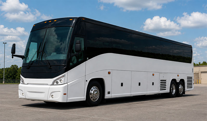 56-passenger charter bus available in Daly City, CA
